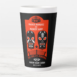 Retro Wrestling Poster Latte Mok