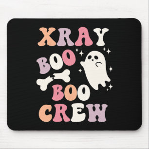 Retro Xray Boo Boo Crew Ghost X-ray Technician Hal Muismat