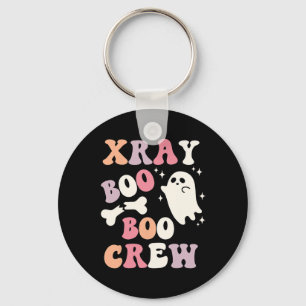 Retro Xray Boo Boo Crew Ghost X-ray Technician Hal Sleutelhanger