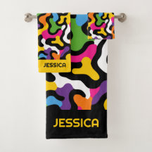 Retro y2k Aesthétique Abstrait perlures Nom coloré