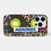 Retro Y2K Cassette Tape 1980s Leopard Print aesthe (Verso Horizontal)