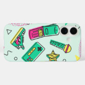 Retro Y2K Memphis Tech Pop Case-Mate iPhone Case (Achterkant (horizontaal))
