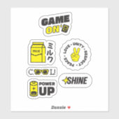 Retro Y2K Sticker (Vel)