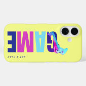 Retro Y2K Tech Synthwave Cyberpunk Gamer Yellow Case-Mate iPhone Case (Achterkant (horizontaal))