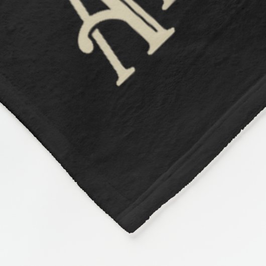 Retro Y Halloween Costume Black Cat M Athecary Fleece Deken (Hoek)