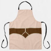 Retro Y Voorste zuigers Apron Schort (Voorkant)