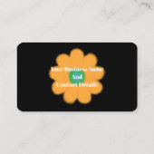 Retro Yellow Daisy Business Loyalty Kaart (Achterkant)