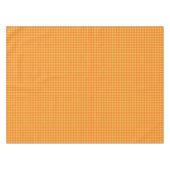 Retro Yellow Orange Gingham Picnic Table Decor Tafelkleed (Voorkant (Horizontaal))