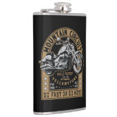 Retro Yellowstone Motorcycle Heupfles (Rechts)