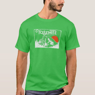 Retro Yosemite National Park Half Dome Vintage 80' T-shirt