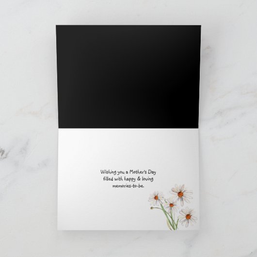 retro zadelschoenen met witte Moederdag Kaart (Binnen)