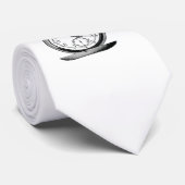 Retro Zakhorloge Cool Fab Stropdas (Opgerold)