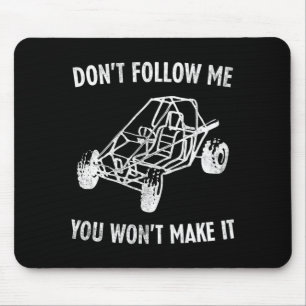 Retro zandduin buggy buggy's racen strandrit muismat