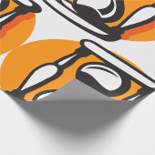 Retro zandloper minimalistische tijd cadeaupapier