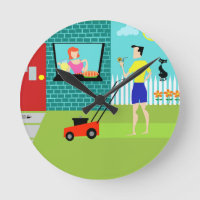 Retro zaterdagochtend Acrylische 