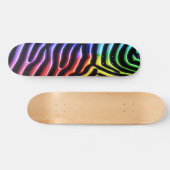 Retro Zebra 1 Skateboard (Horz)