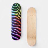 Retro Zebra 1 Skateboard (Recto)