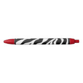 Retro Zebra Schrijfpennen Gift Zwarte Inkt Pen (Voorkant)