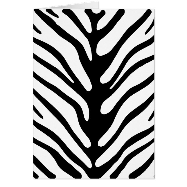 Retro Zebra Stripe Motif (Voorkant)