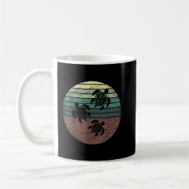 Retro Zee Turtle Koffiemok