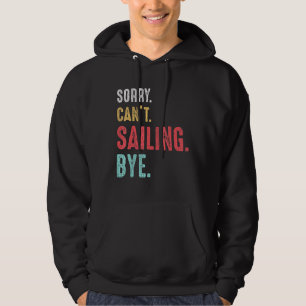 Retro  zeilboot kapitein Da Hoodie