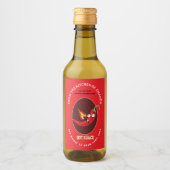 Retro zelfgemaakte hete saus label Sjabloon Wijn Etiket (Voorkant)
