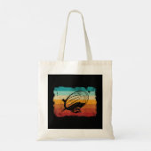 Retro Zeppelin luchtschip Zepplin L Tote Bag (Achterkant)