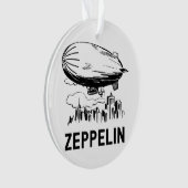 Retro Zeppelin - Verdeelbare schets Ornament (voorkant)