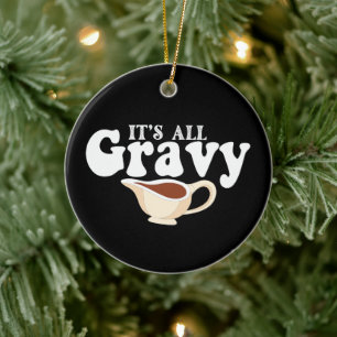 Retro zijn alle jus Baby  Herfst Thanksgiving Keramisch Ornament