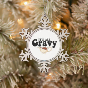 Retro zijn alle jus Baby  Herfst Thanksgiving Tin Sneeuwvlok Ornament