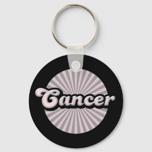 Retro Zodiac Kanker Sleutelhanger