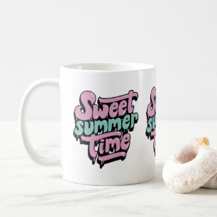Retro Zoete Zomer Tijd Koffiemok