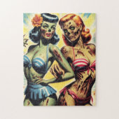 Retro Zombie Pin-ups Legpuzzel (Verticaal)