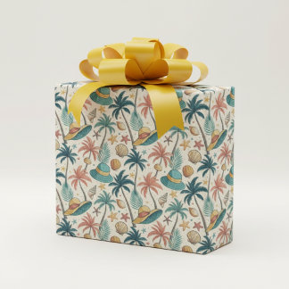 Retro Zomer  Cadeaupapier