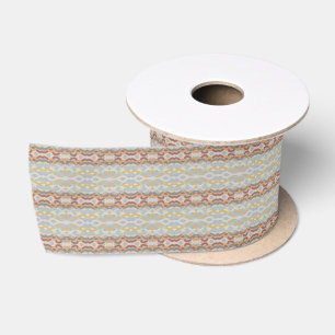 Retro zomer geometrisch kleurblokpatroon ontwerp lint