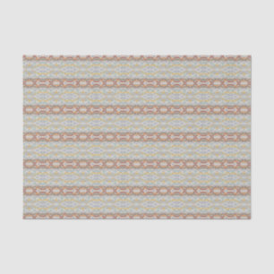 Retro zomer geometrisch kleurblokpatroon ontwerp tissuepapier