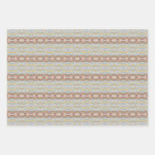 Retro Zomer Geometrische Kleurblok Patroon Ontwerp Inpakpapier Vel (Voorkant)