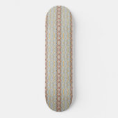 Retro Zomer Geometrische Kleurblok Patroon Ontwerp Skateboard (Voorkant)