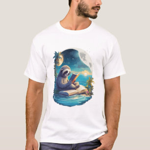 Retro Zomer Strand Luiaard T-shirt