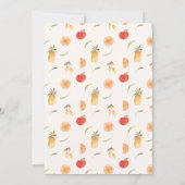 Retro Zomer | Uitnodiging voor het zwembadfeest (Achterkant)