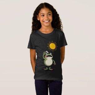 Retro Zomer Zonneschijn Kikker Kids T-Shirt - Scha