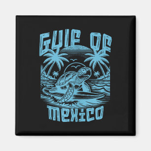 Retro Zomergolf van Mexico voor altijd Turtle Beac Magneet