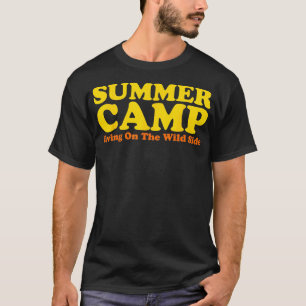 Retro Zomerkamp 70s 80s  Camping T-shirt