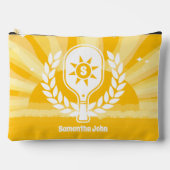 Retro Zonne Pickleball Bruidsdouche Etui (Voorkant)