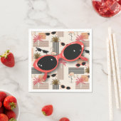 Retro zonnebril Flamingos Palms Servet (Insitu)