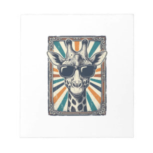 Retro Zonnebril Giraffe Notitieblok