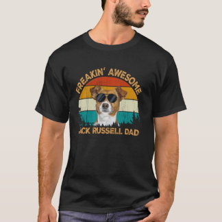 Retro Zonnebril Hond Freaking JackRussell Te T-shirt