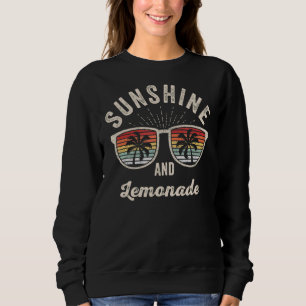 retro zonneschijn en limonade zomer trui
