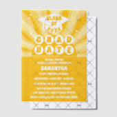 Retro zonneschijn Graduation Party Vellum Uitnodigingen (Offset (Uitnodiging))