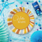 Retro Zonneschijn Papier Bord (Feest)